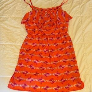 Red Camel Orange and Purple Dress